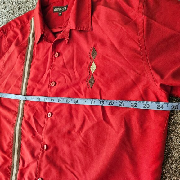 Mod Retro Button Down Bowling Shirt - Picture 8 of 9